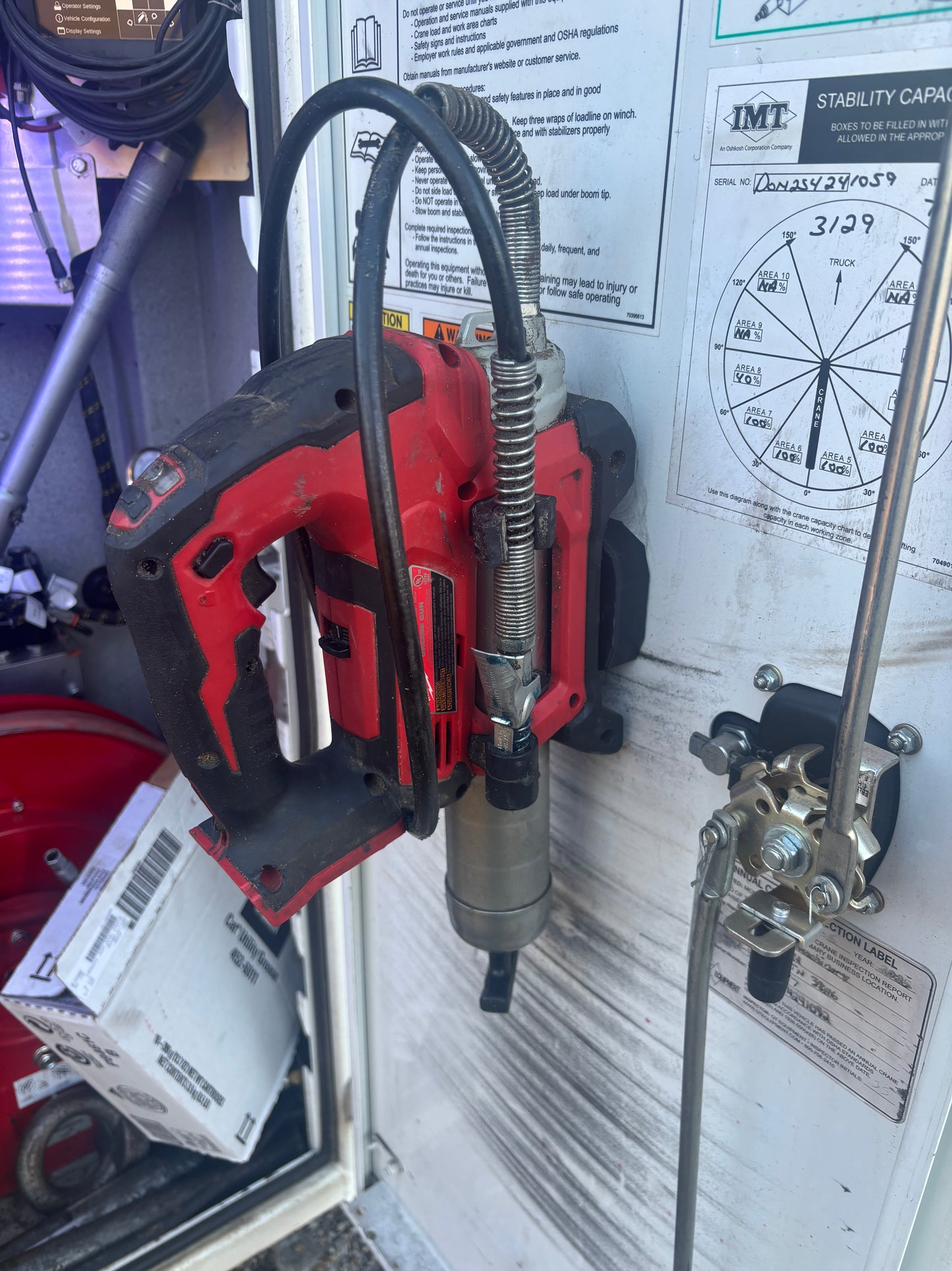 M18/M12 Magnetic Grease Gun Mount