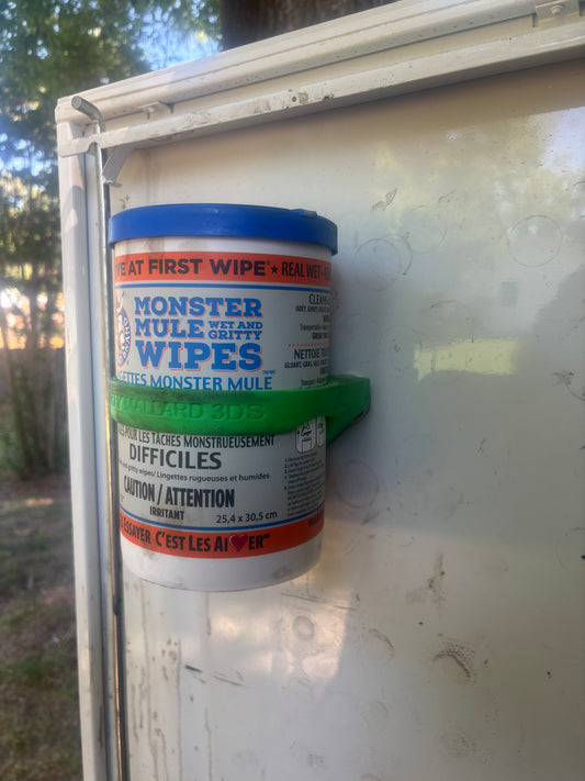 Mule Wipes / Tube of Towels Magnetic Mount