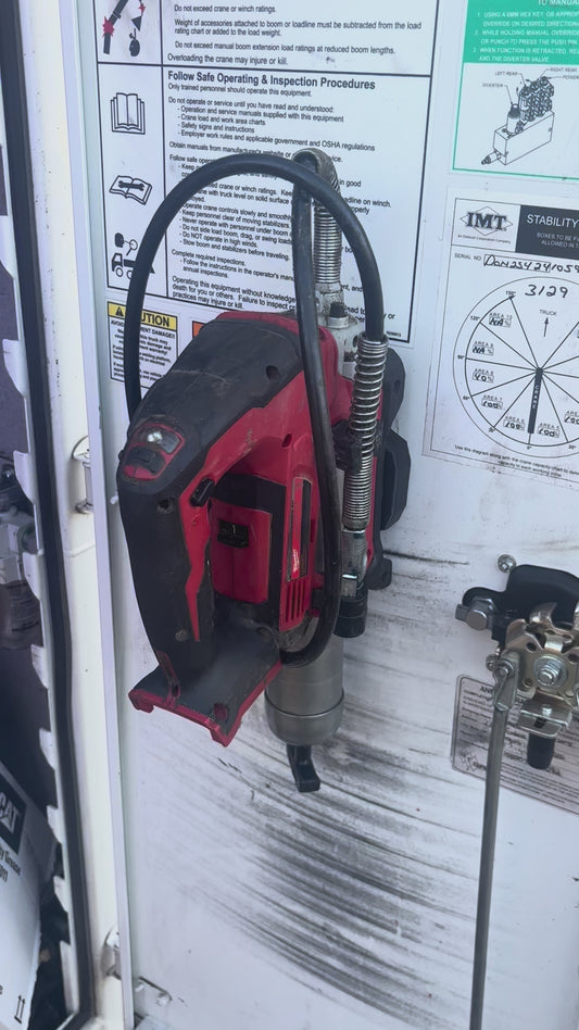 M18/M12 Magnetic Grease Gun Mount